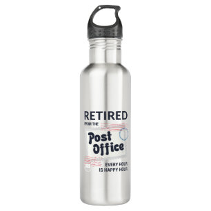 Postal Worker Retirement Mailman Funny Stainless Steel Water Bottle