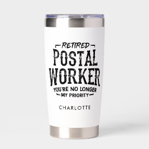 Postal Worker Retirement Mailman Gag Insulated Tumbler