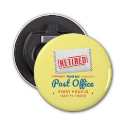 Postal Worker Retirement Post Office Staff Funny Bottle Opener