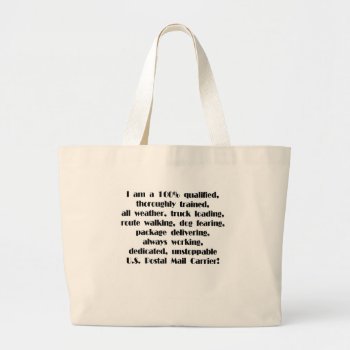Postal Worker Tote Bag by occupationtshirts at Zazzle