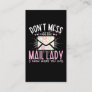 Postal Worker Wife Funny Mailman Woman Business Card