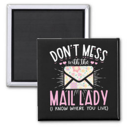 Postal Worker Wife Funny Mailman Woman Magnet