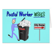 Postal Worker Wishes--Funny (Front Horizontal)