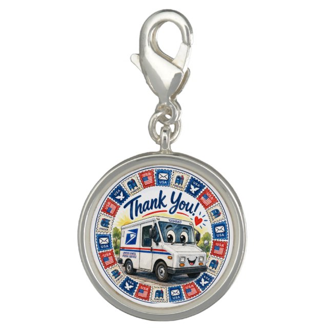 Postal Workers Appreciation  Charm (Front)