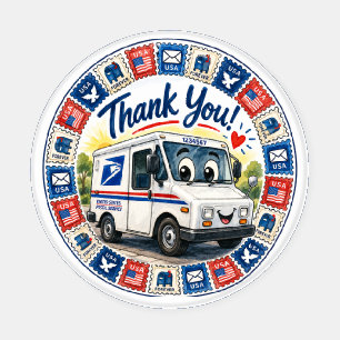 Postal Workers Appreciation  Coaster Set
