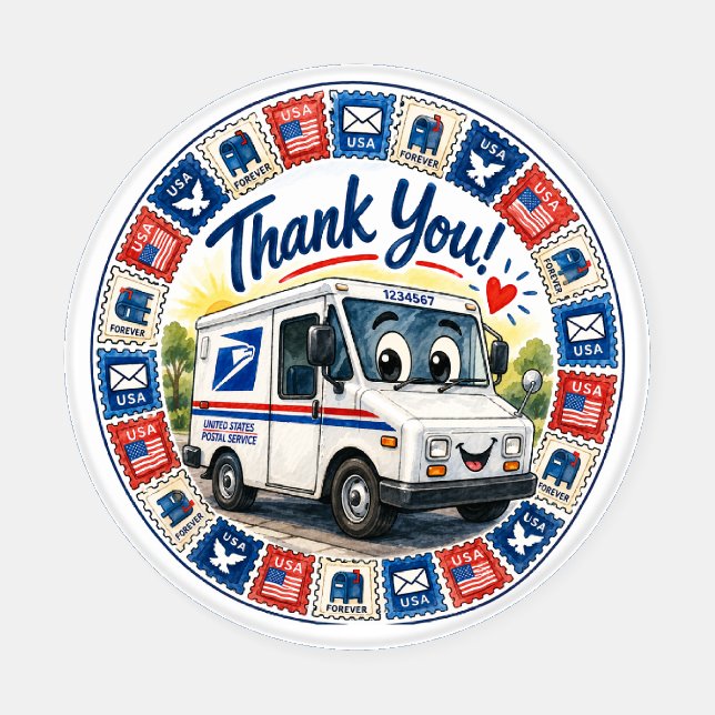 Postal Workers Appreciation  Coaster Set (Single)