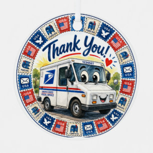 Postal Workers Appreciation  Metal Ornament
