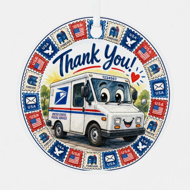 Postal Workers Appreciation  Metal Ornament (Front)