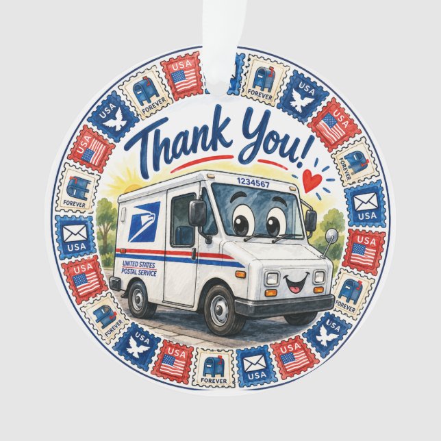Postal Workers Appreciation  Ornament (Front)