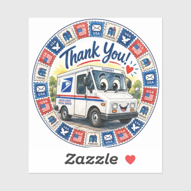 Postal Workers Appreciation  Sticker (Sheet)