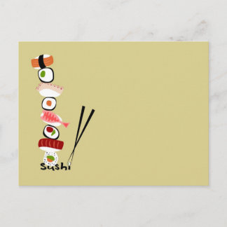 postalsushi1 postcard