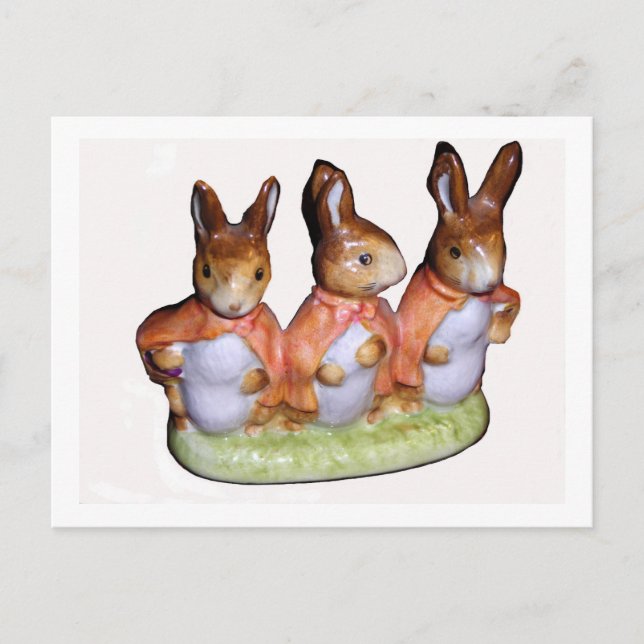 Postard - Flopsy, Mopsy and Cottontail Postcard (Front)