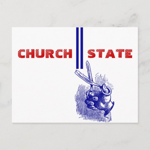 Postcard 1st Amend _ Separation of Church  State