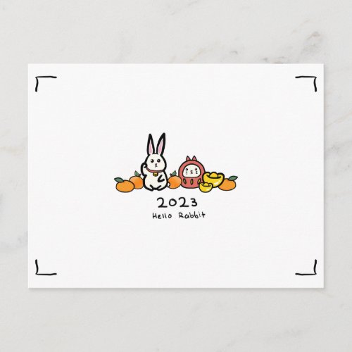 Postcard _ 2023 Year of the Rabbit Lunar New Year