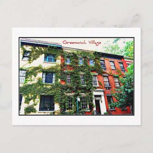 Postcard 4 _ Greenwich Village NYC