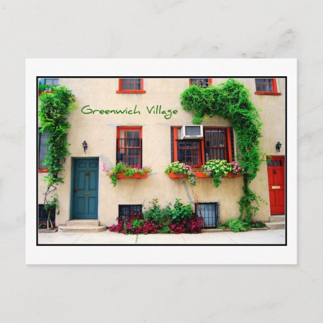Postcard 6 - Greenwich Village, NYC (Front)