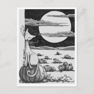 Postcard: A Field of Halloween Postcard