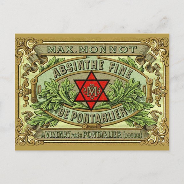 Postcard Absinthe Monnot (Front)