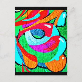 Postcard-Abstract/Misc-Graffiti Gallery 106 Postcard