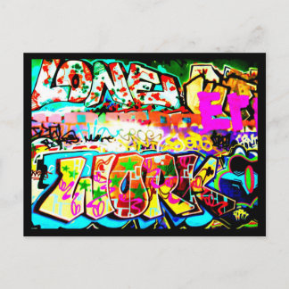 Postcard-Abstract/Misc-Graffiti Gallery 11 Postcard