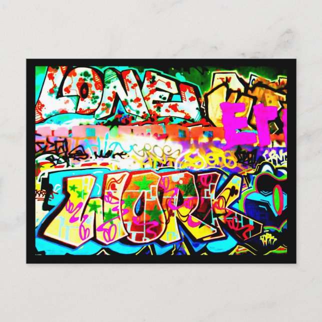 Postcard-Abstract/Misc-Graffiti Gallery 11 Postcard (Front)
