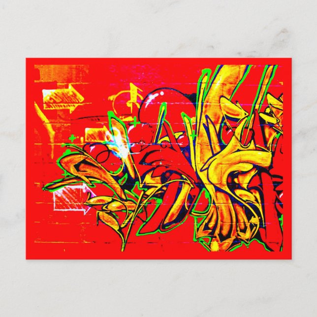 Postcard-Abstract/Misc-Graffiti Gallery 16 Postcard (Front)