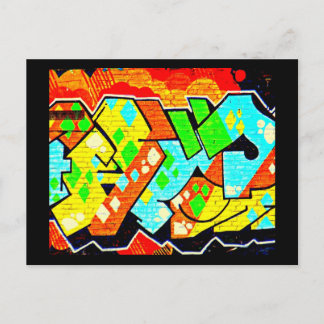 Postcard-Abstract/Misc-Graffiti Gallery 19 Postcard