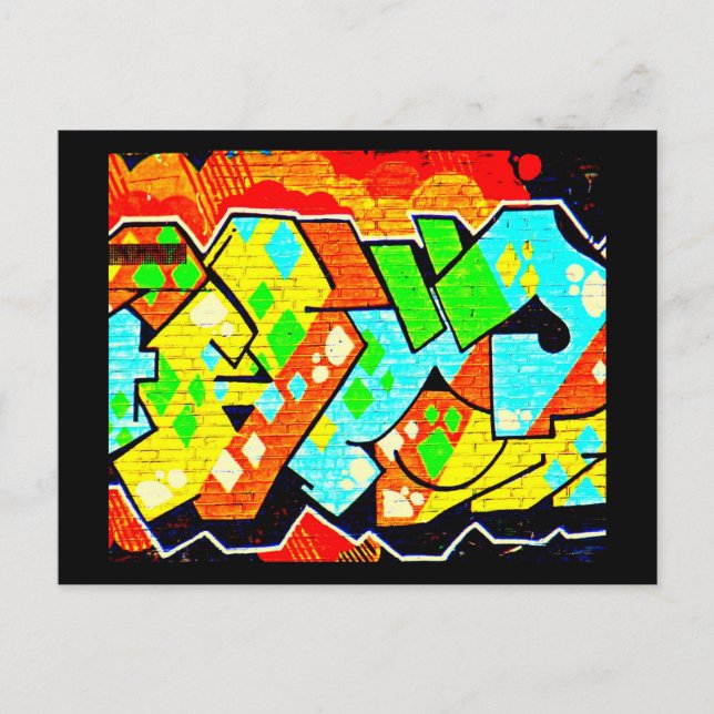 Postcard-Abstract/Misc-Graffiti Gallery 19 Postcard (Front)