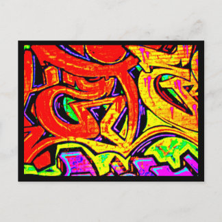 Postcard-Abstract/Misc-Graffiti Gallery 4 Postcard