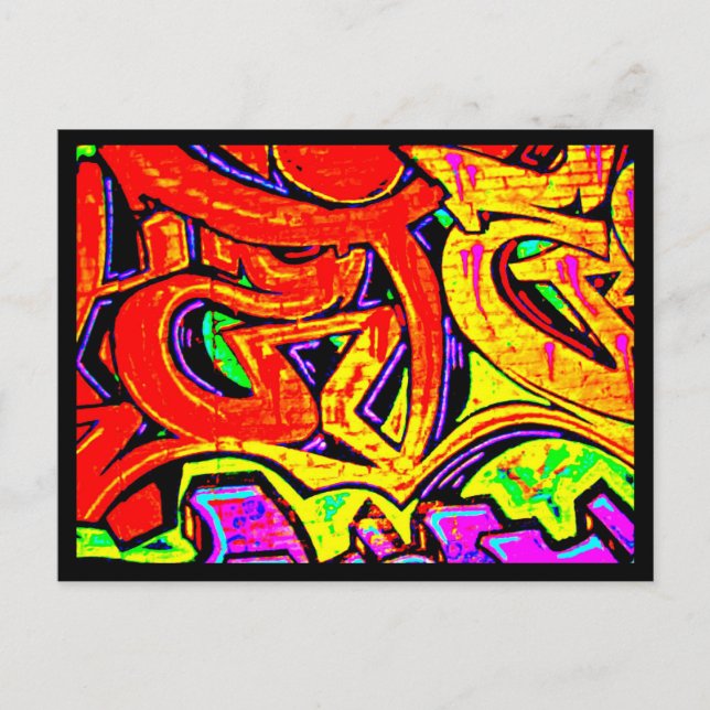 Postcard-Abstract/Misc-Graffiti Gallery 4 Postcard (Front)
