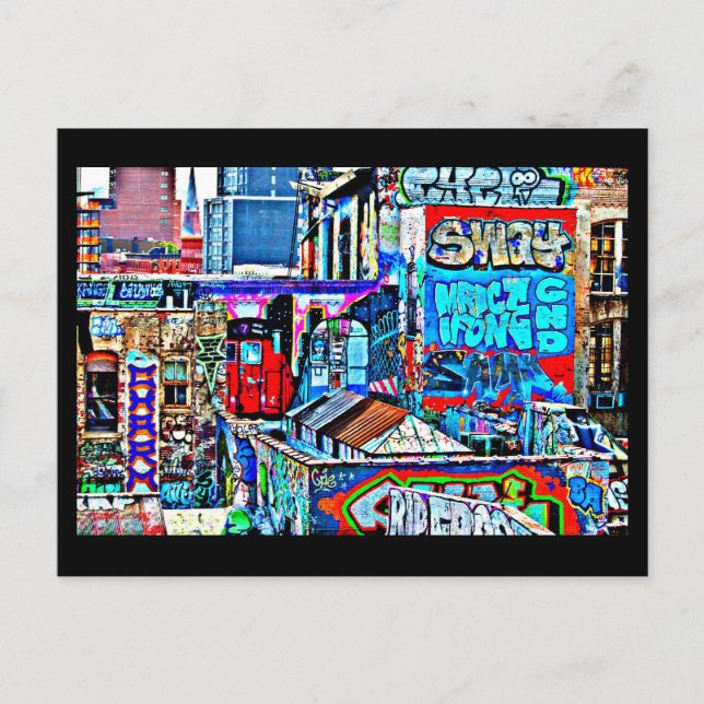 Postcard-Abstract/Misc-Graffiti Gallery 6 Postcard (Front)