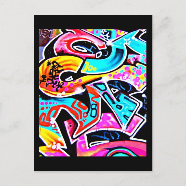 Postcard-Abstract/Misc-Graffiti Gallery 7 Postcard (Front)