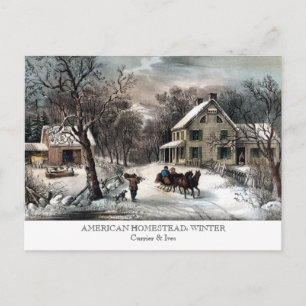 Postcard - AMERICAN HOMESTEAD: Winter