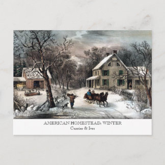 Postcard - AMERICAN HOMESTEAD: Winter