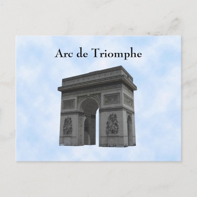 Postcard: Arc de Triomphe Postcard (Front)