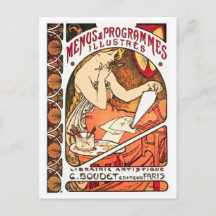 Postcard: Art Nouveau - Alphonse Mucha Postcard