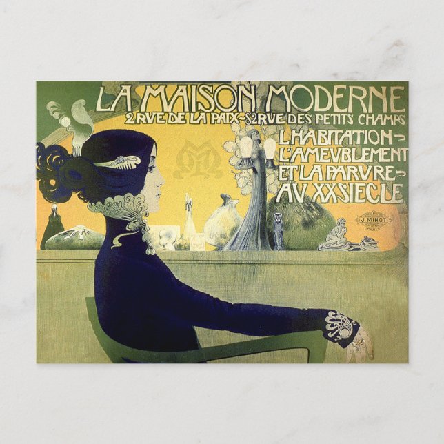 Postcard: Art Nouveau - Privat-Livemont Postcard (Front)