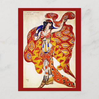 Postcard-Art of Fashion-Bakst 31 Postcard