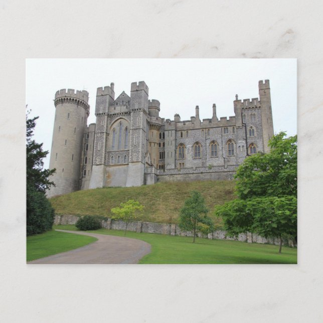 Postcard Arundel Castle Overall, West Sussex U.K. (Front)