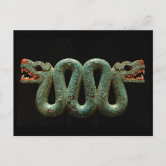 Postcard: Aztec serpent Postcard