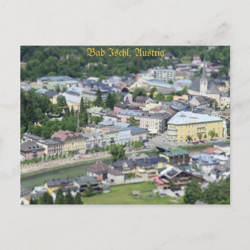 Postcard Bad Ischl Salzkammergut Austria