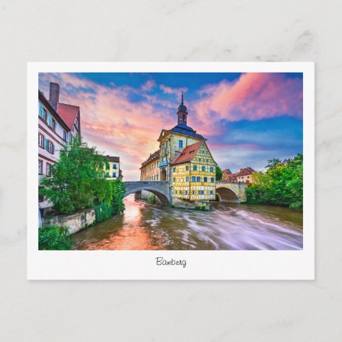 Postcard Bamberg Bavaria in Germany