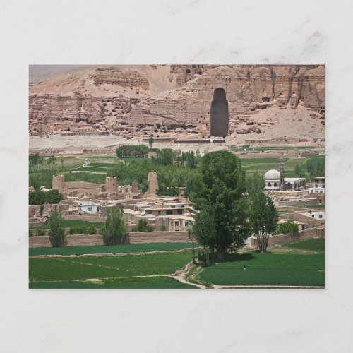 Postcard Bamyan Valley Afghanistan
