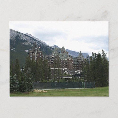 Postcard Banff Springs Hotel Alberta Canada