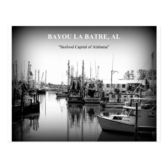 POSTCARD BAYOU LA BATRE, ALABAMA