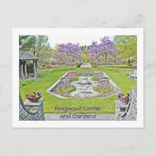 postcard BEAUTIFUL KINGWOOD CENTER AND GARDENS