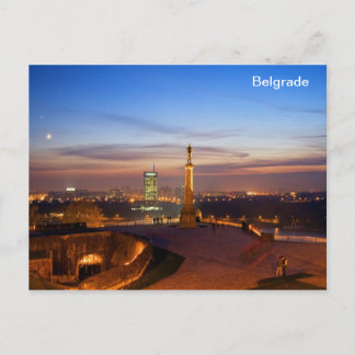 postcard Belgrade monument winner