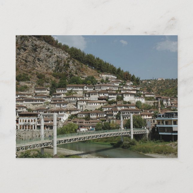 Postcard Berat bridge, Albania (Front)