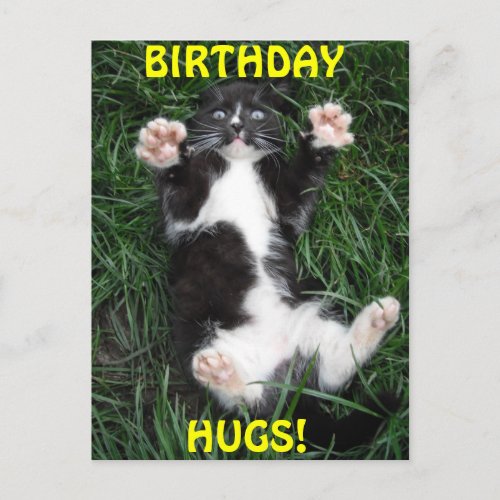 Postcard Birthday Hugs