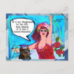 Postcard-birthday Postcard<br><div class="desc">Bad girl art</div>